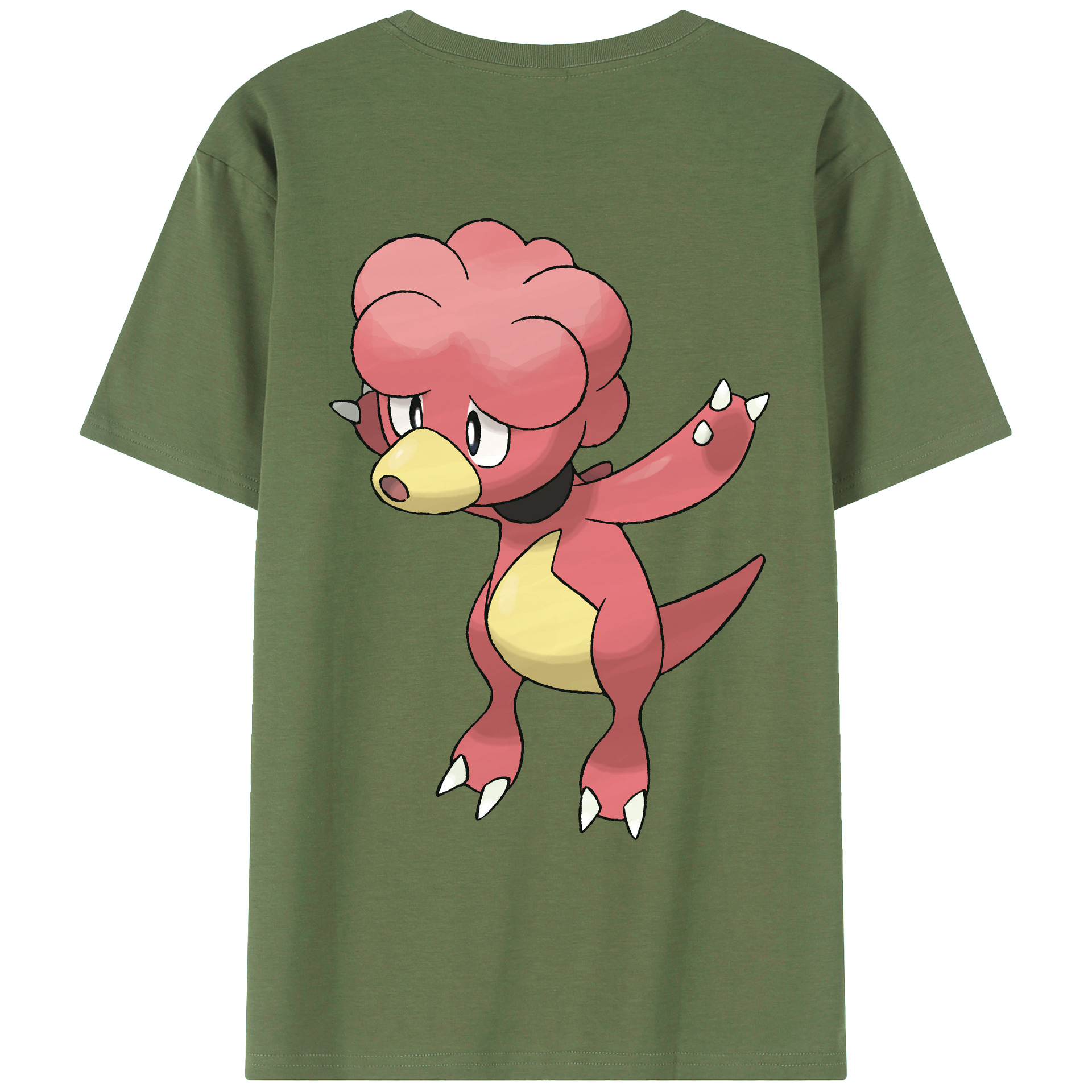（画像用） ポケットモンスター Pokémon 綿100％ メンズ半袖Tシャツ（バックプリント） 通気性